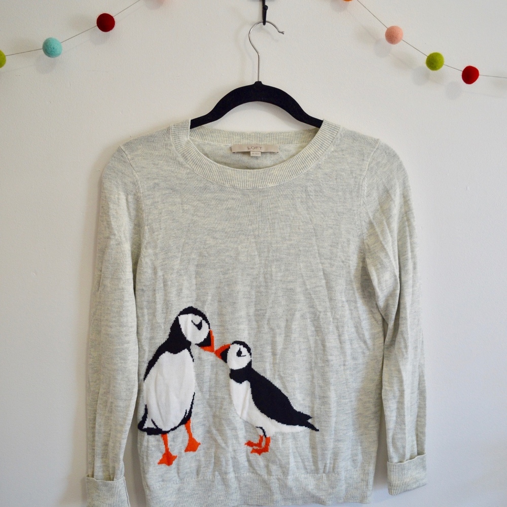LOFT Puffin Sweater